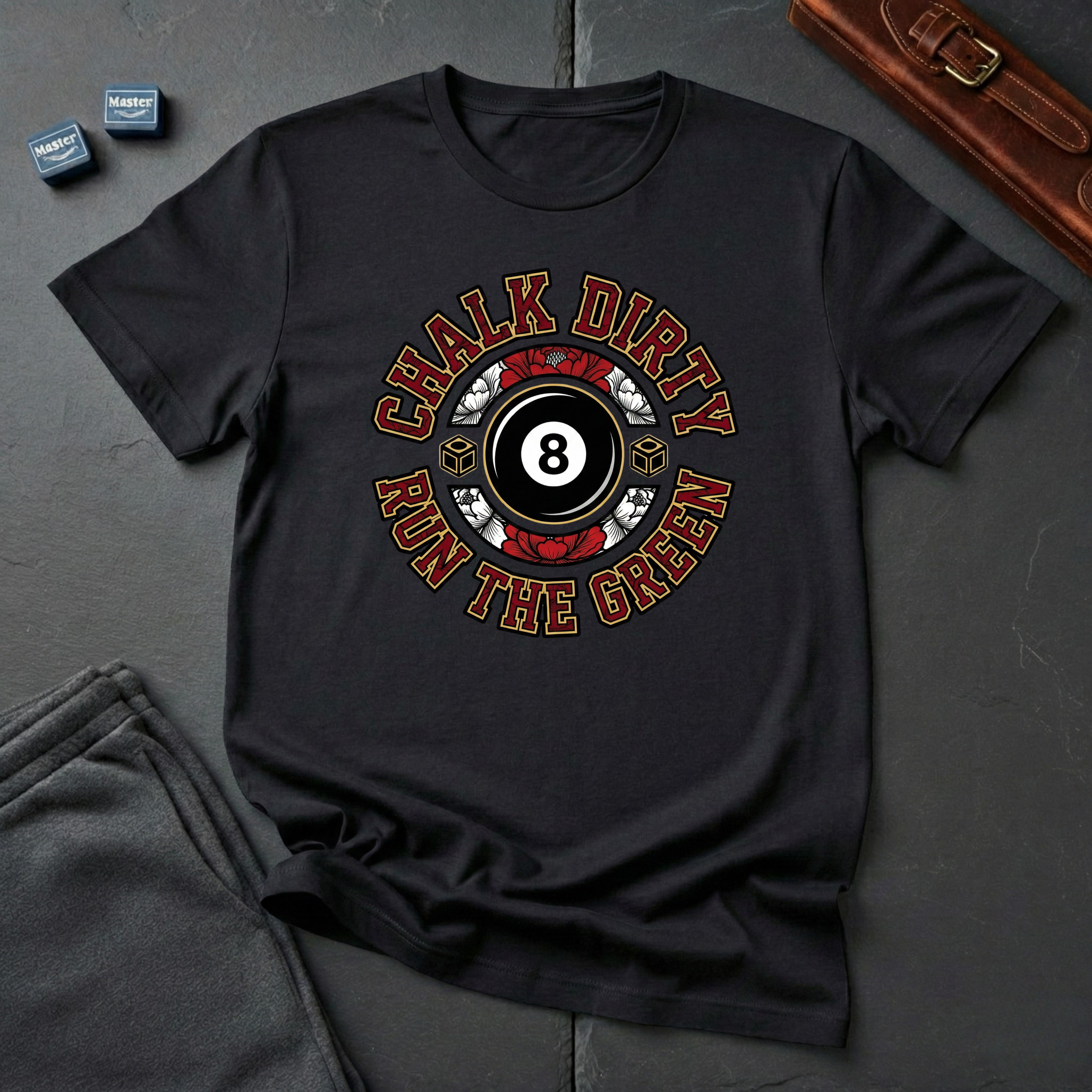 Run the green T-shirt