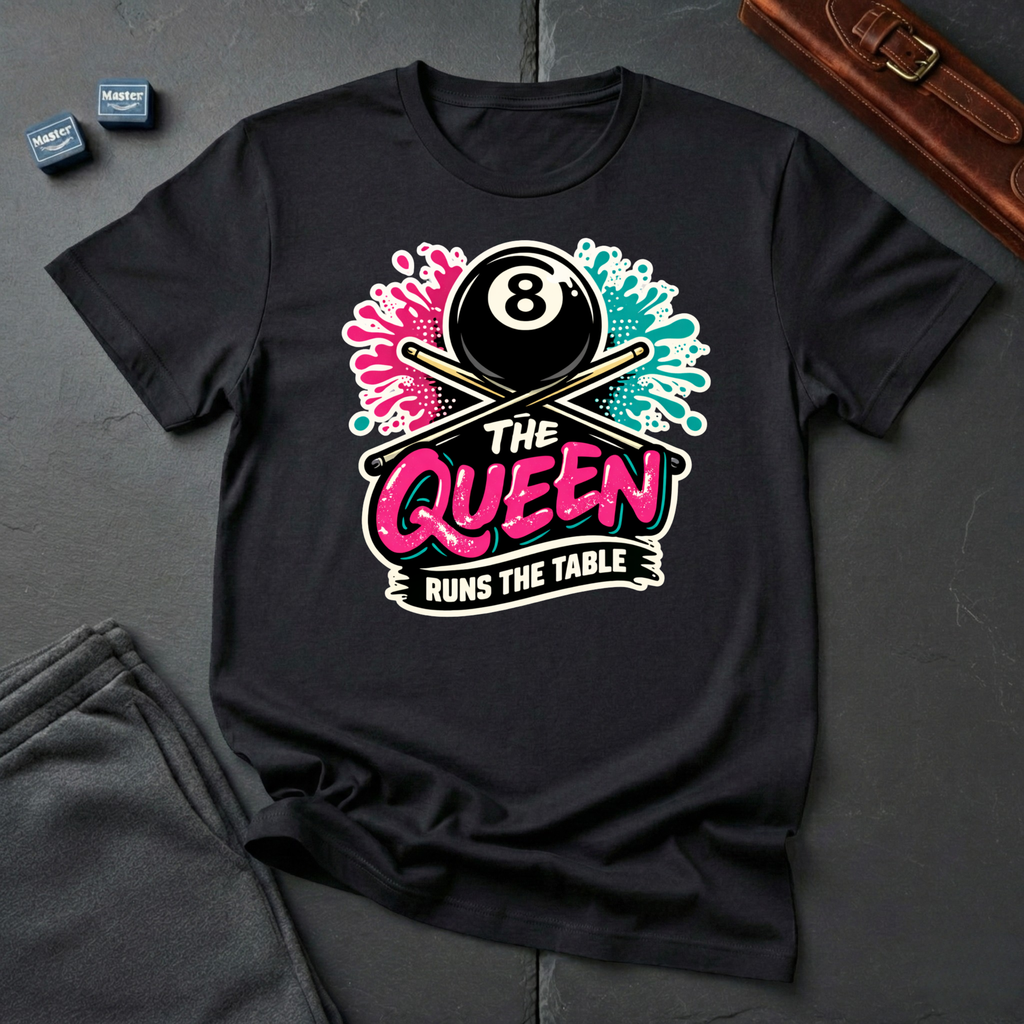 The queen runs T-shirt