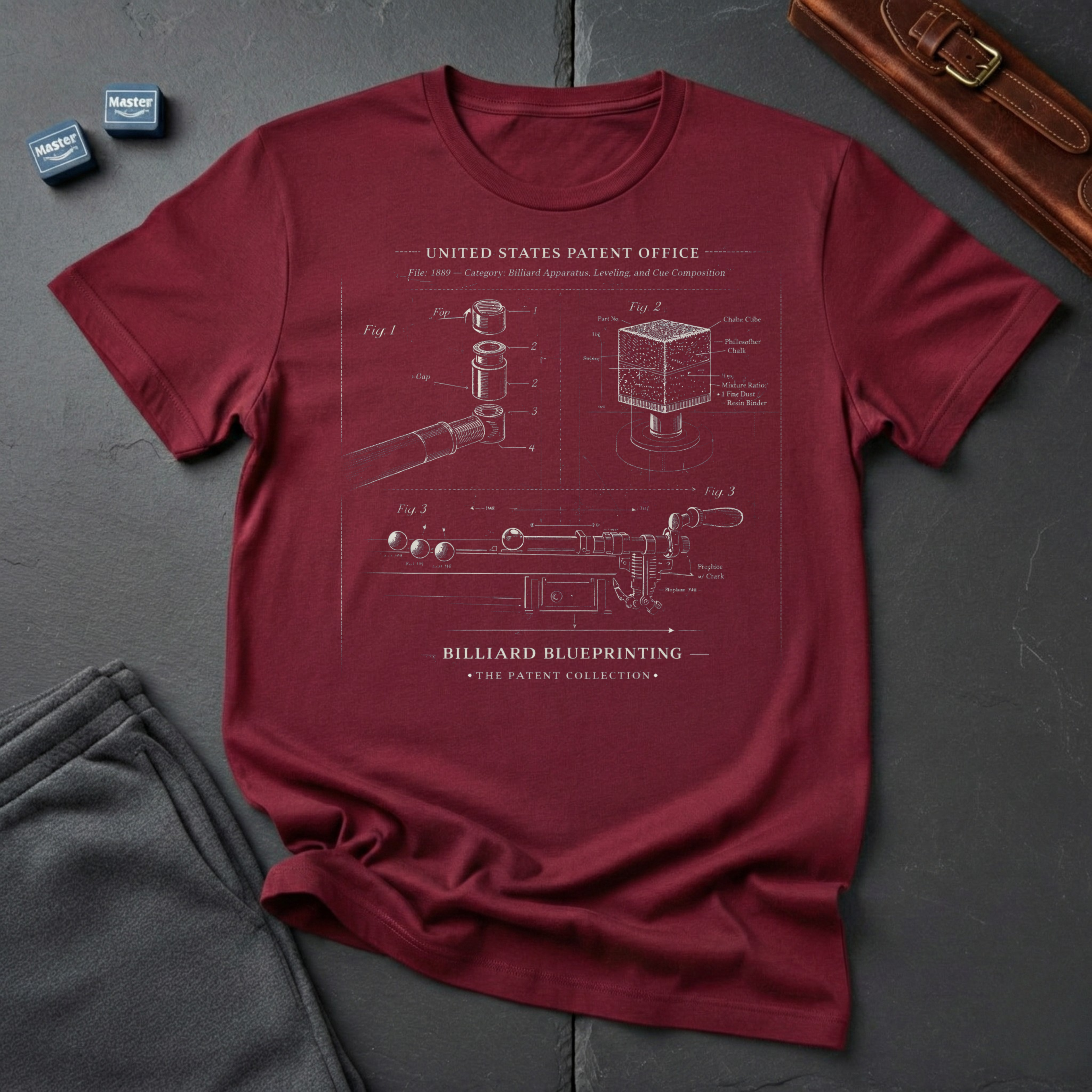 billiard blueprinting T-Shirt