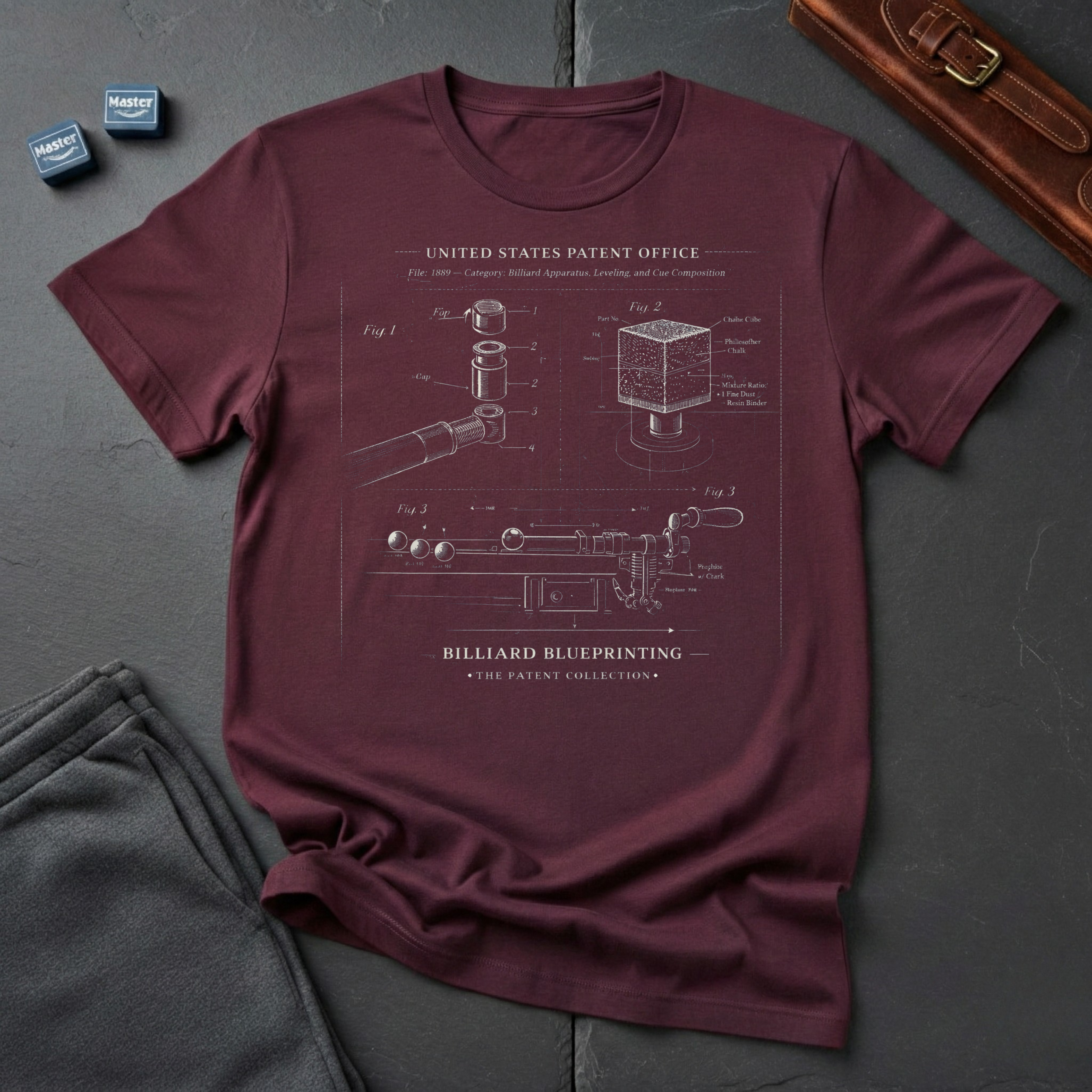 billiard blueprinting T-Shirt