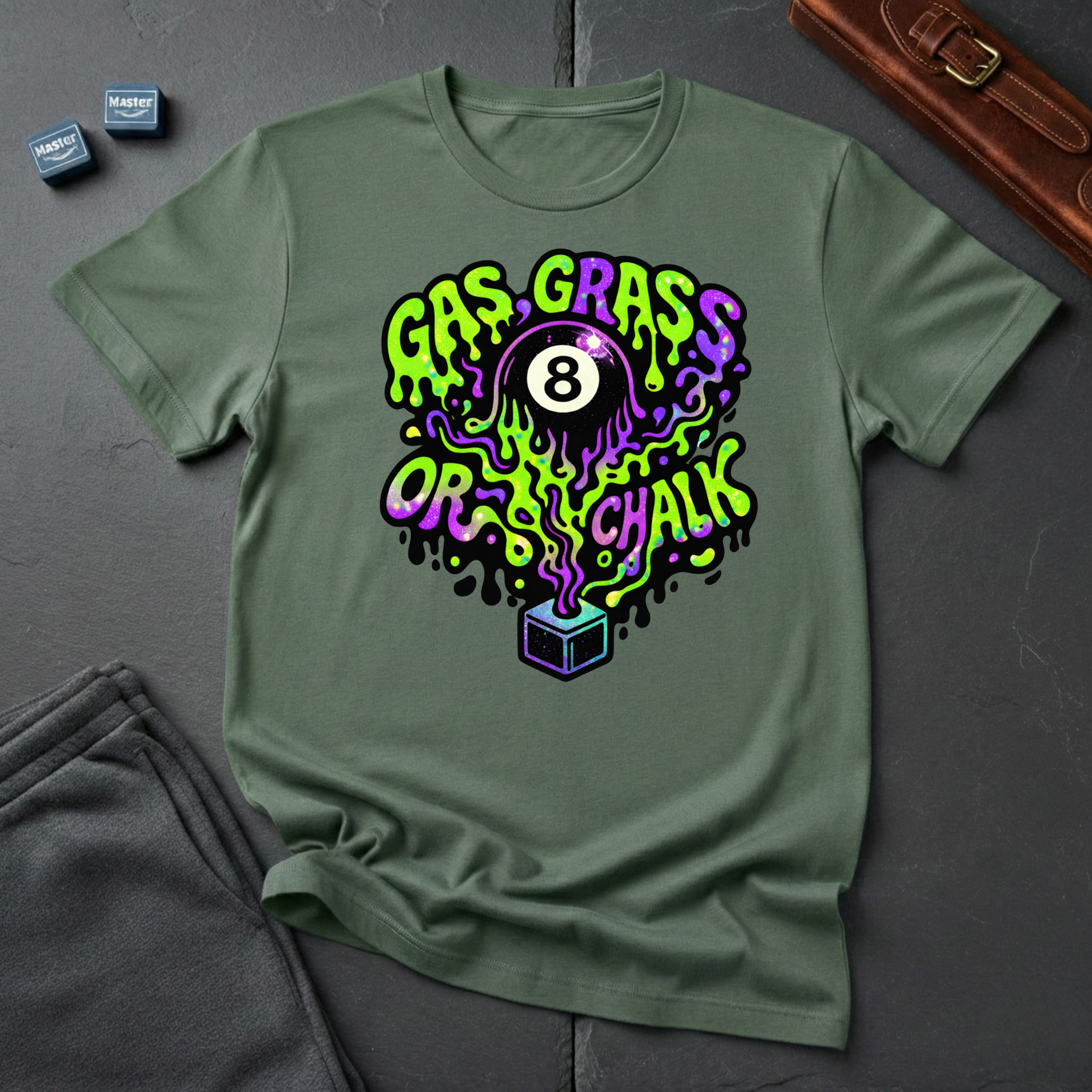 Glossy green T-Shirt