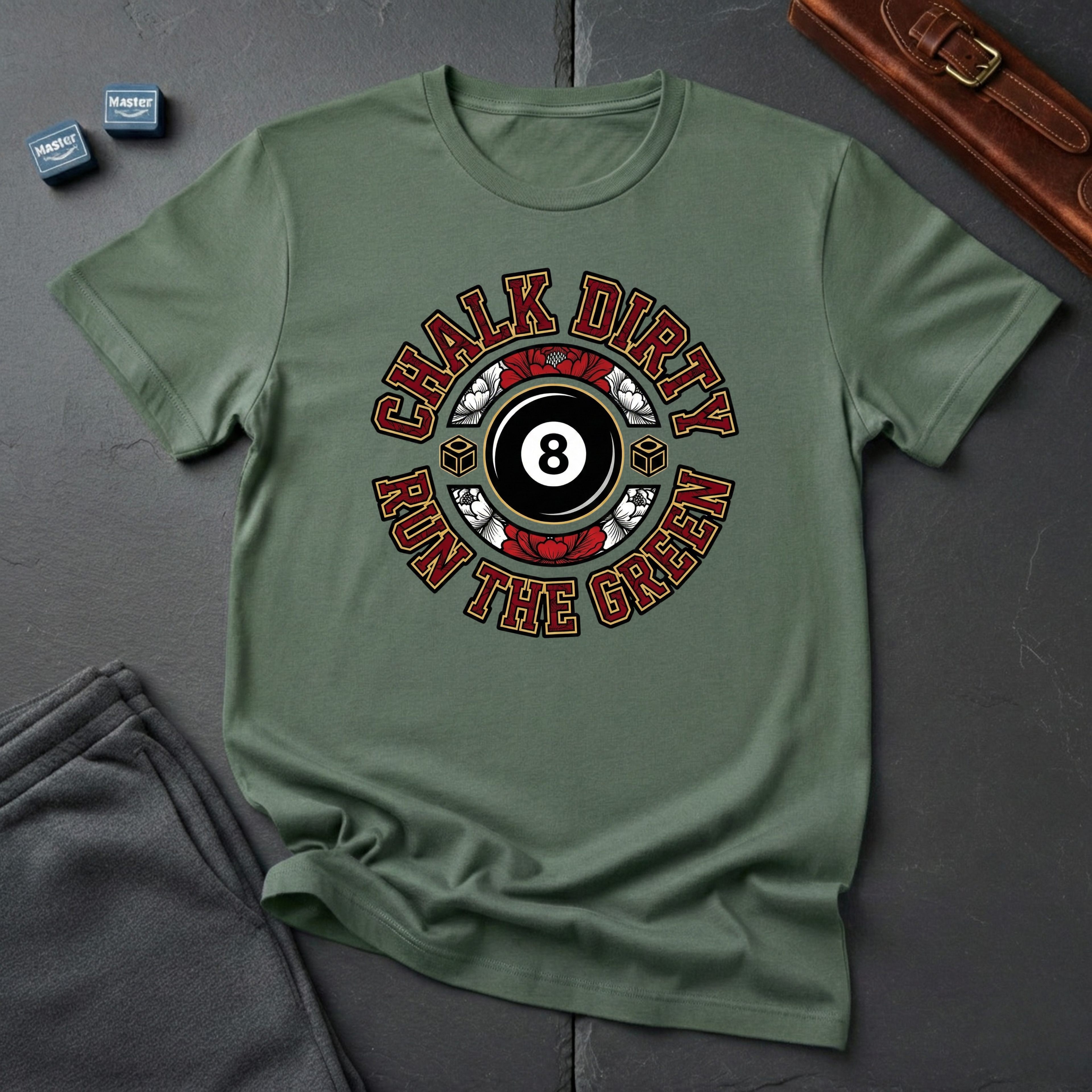 Run the green T-shirt