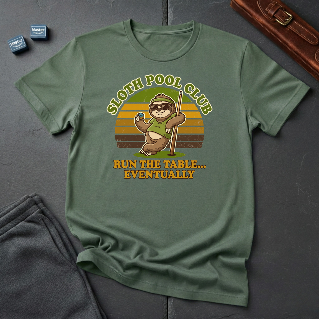 Sloth pool club T-shirt