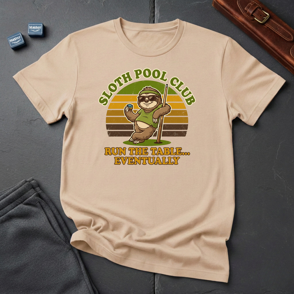 Sloth pool club T-shirt