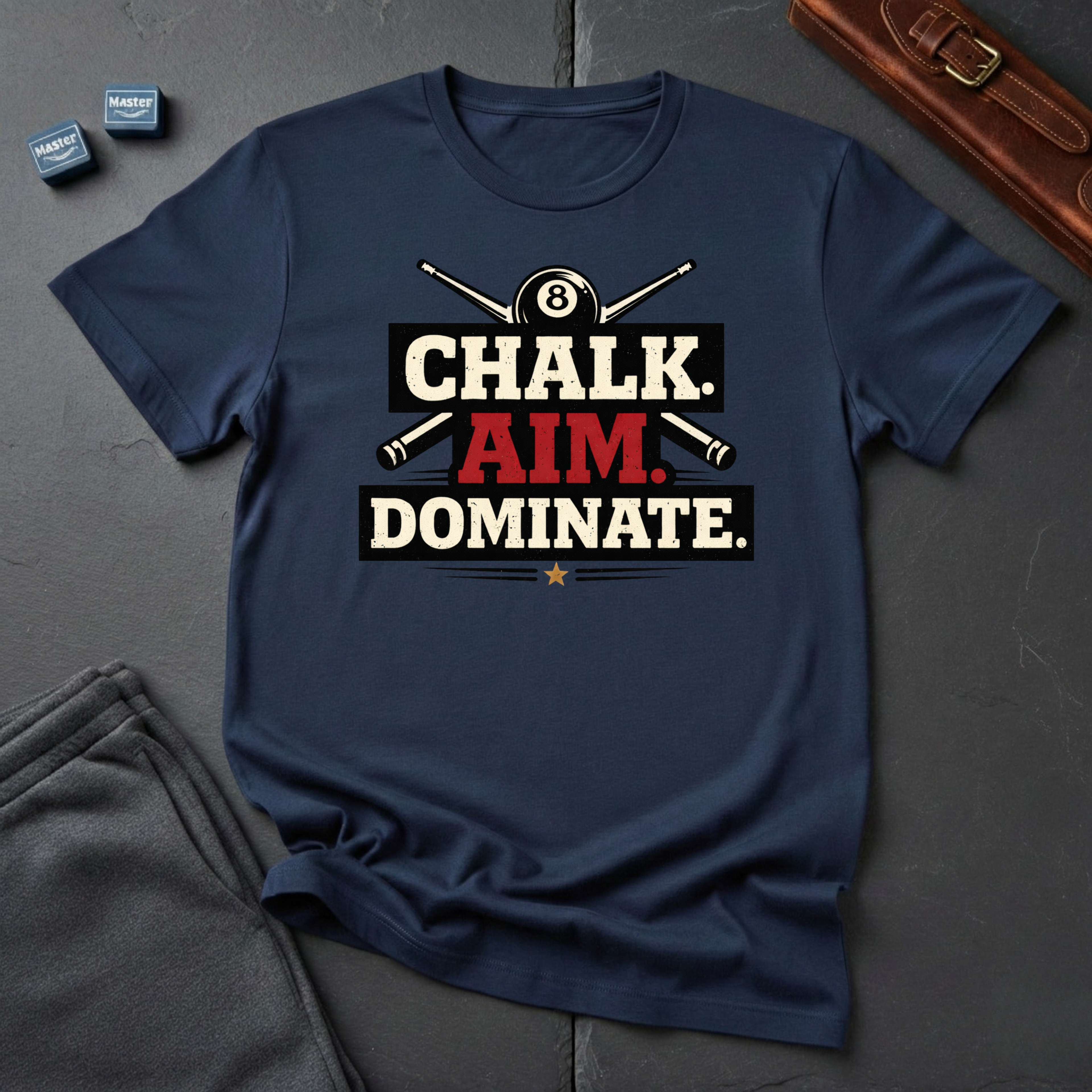 Chalk aim dominate T-Shirt
