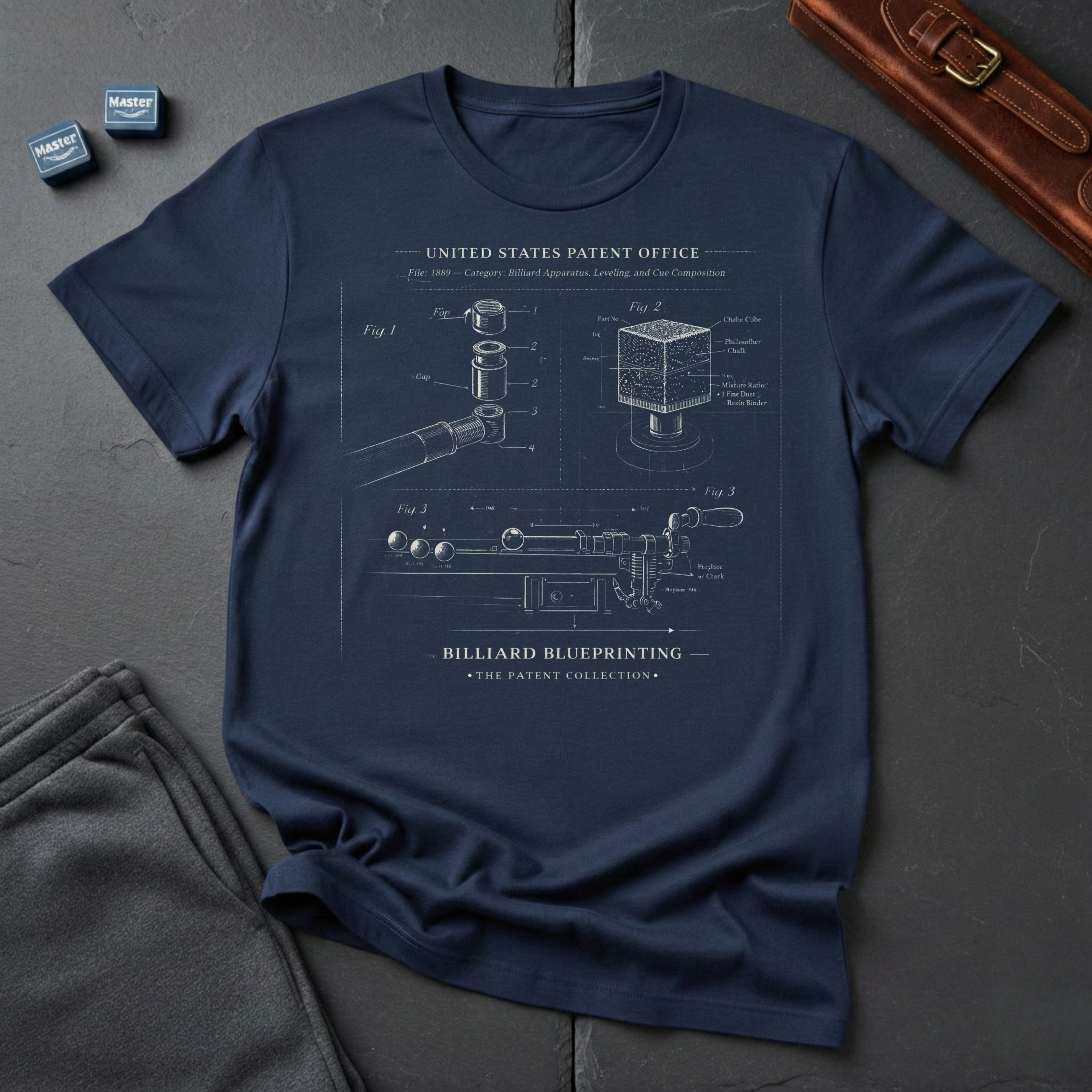 billiard blueprinting T-Shirt