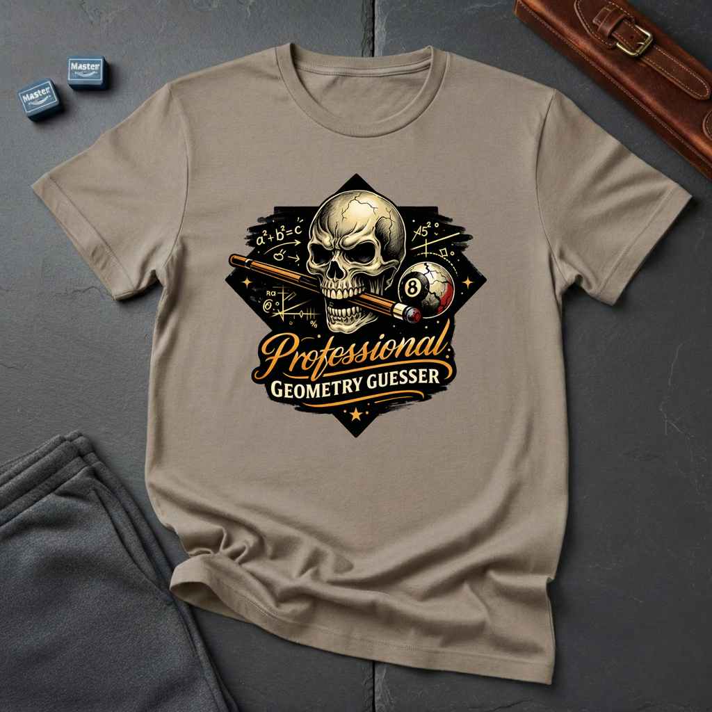 Professional geometry guesser T-shirt