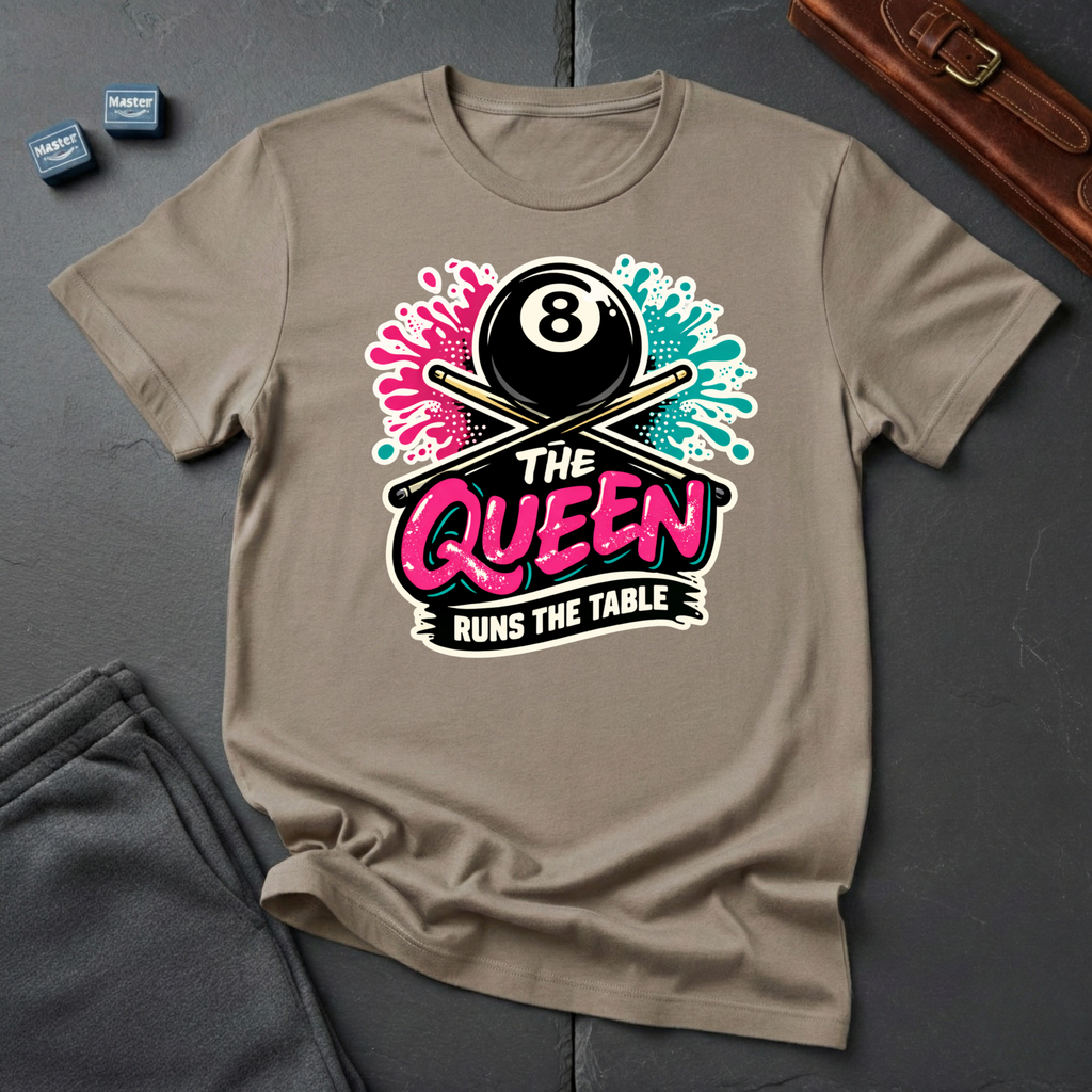 The queen runs T-shirt