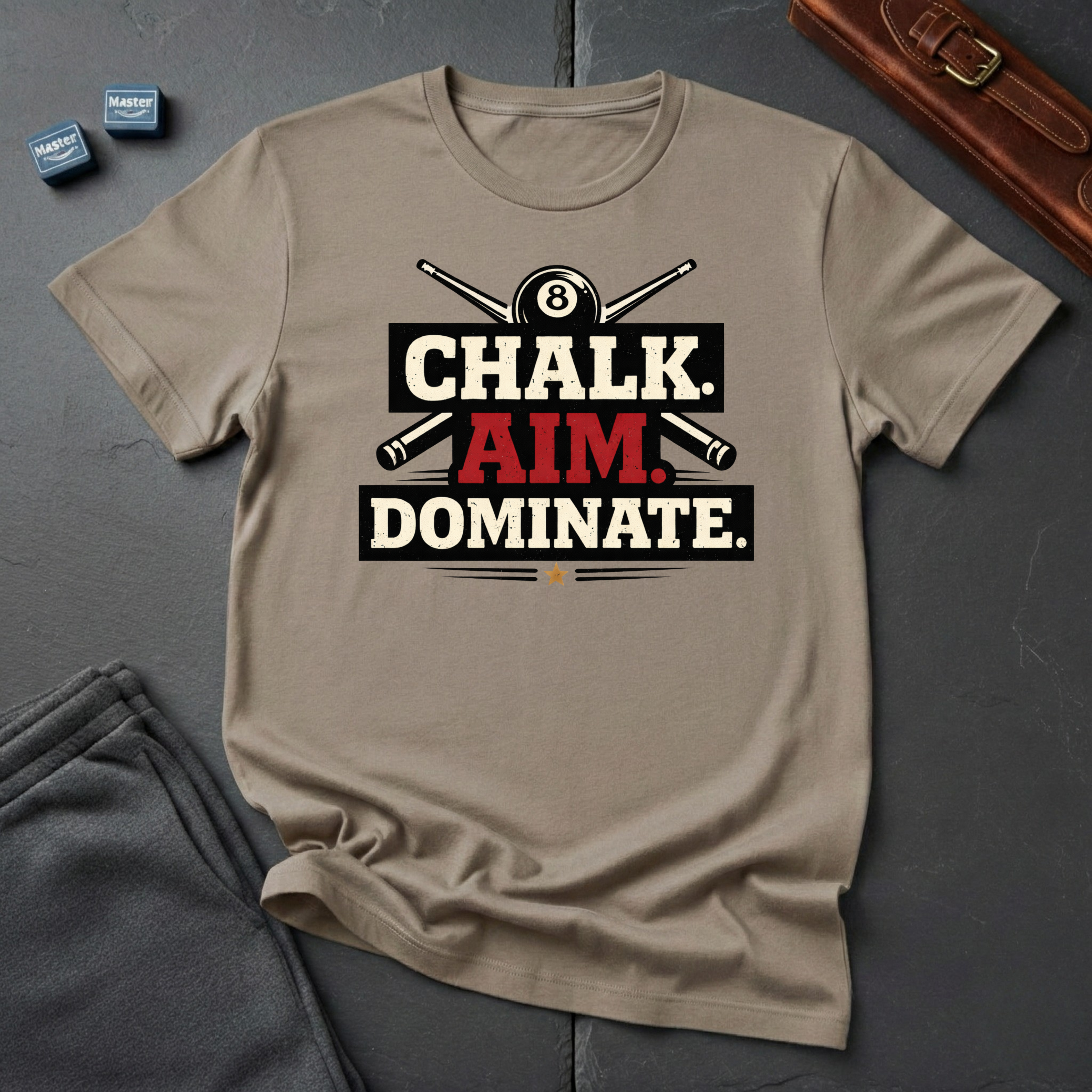 Chalk aim dominate T-Shirt