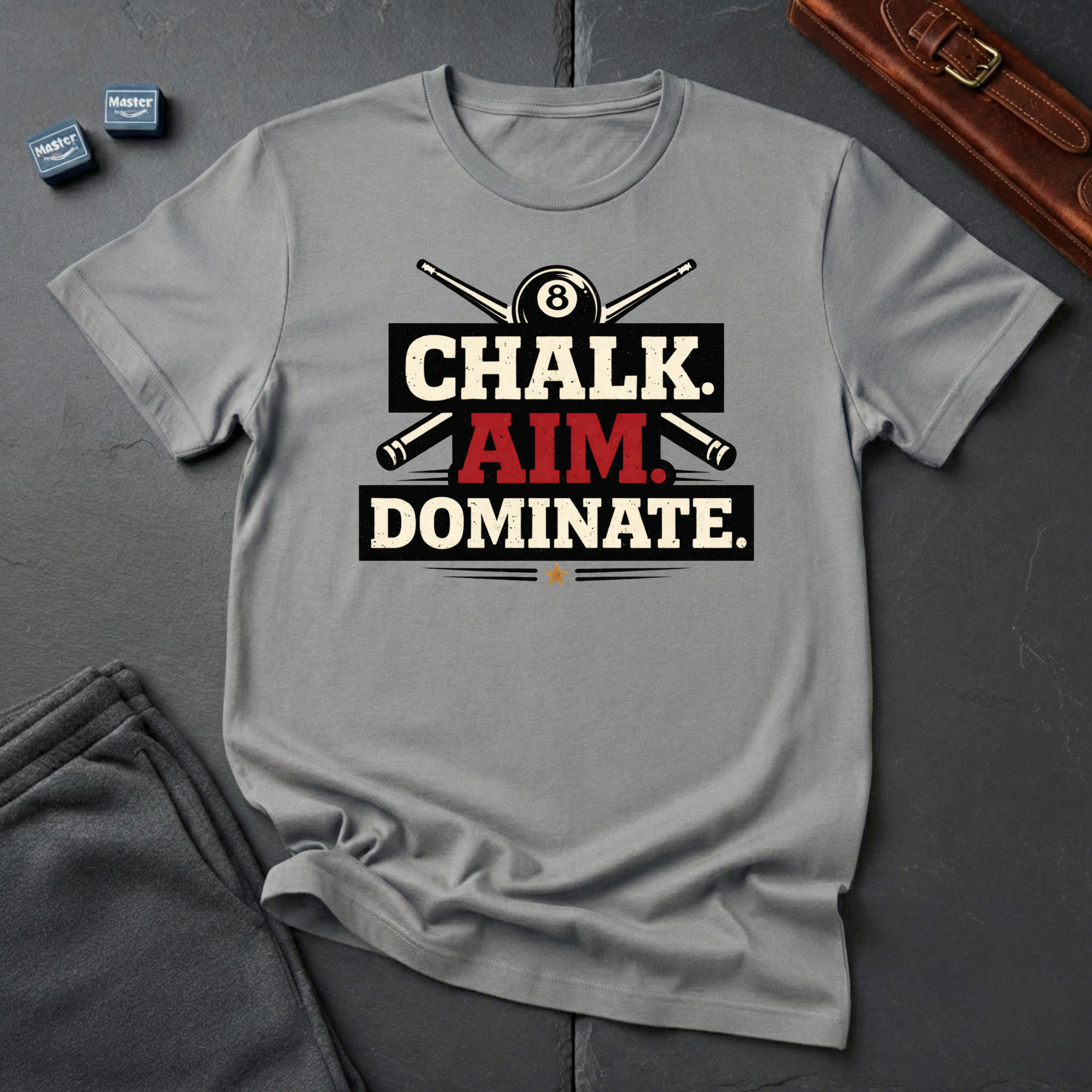 Chalk aim dominate T-Shirt