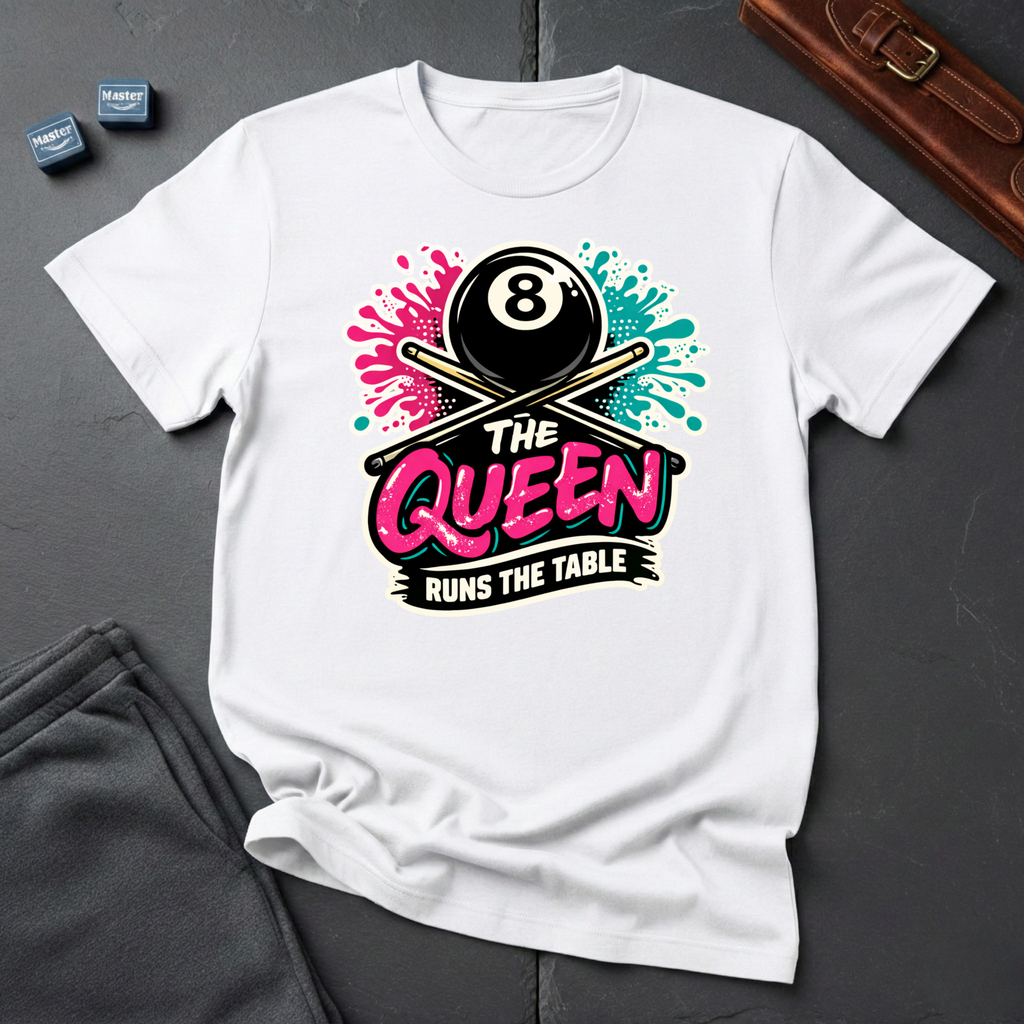 The queen runs T-shirt