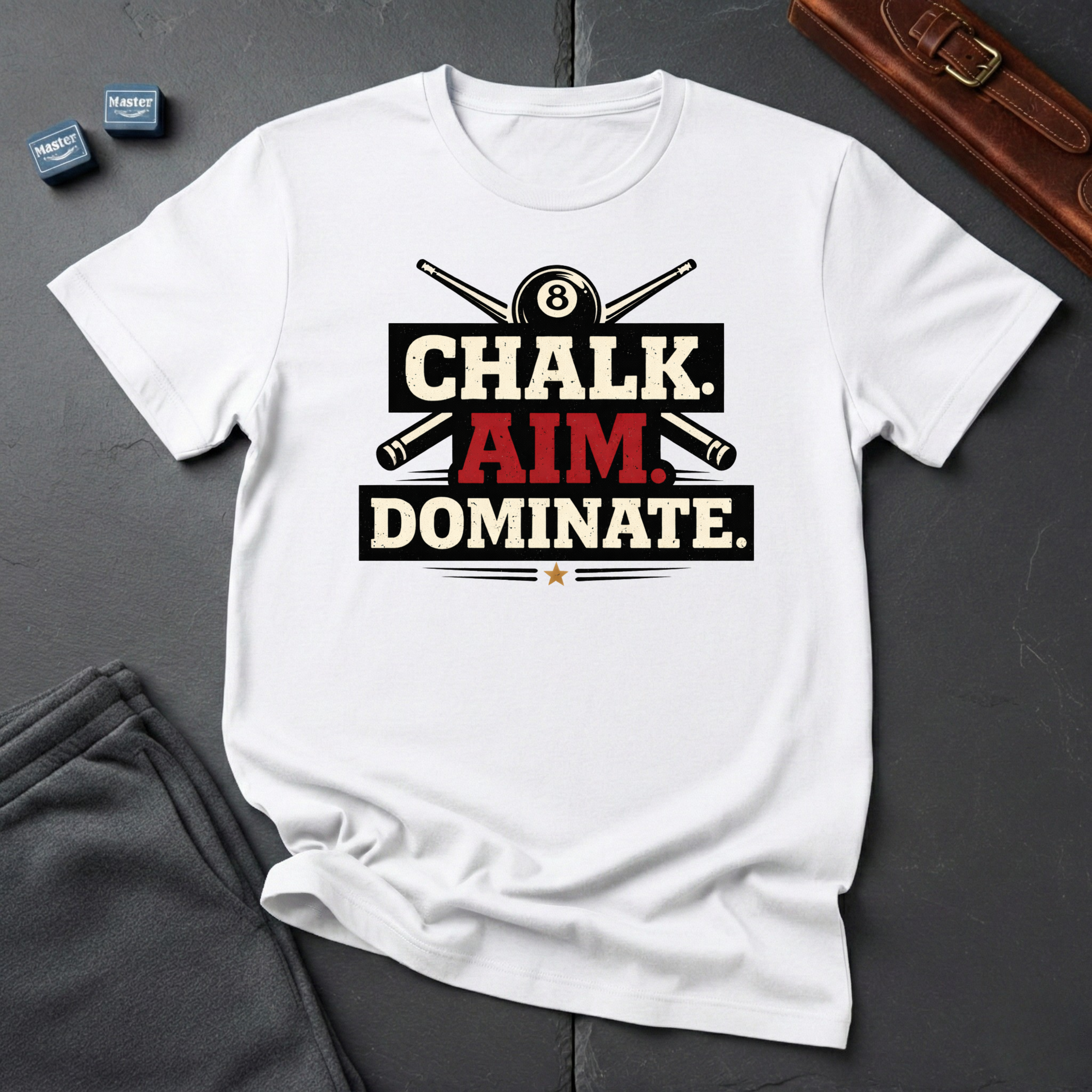 Chalk aim dominate T-Shirt
