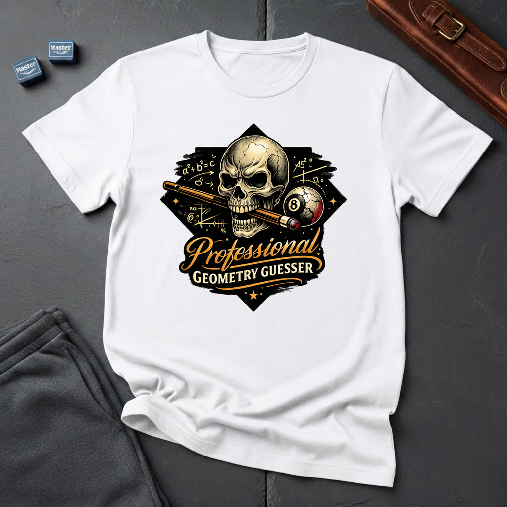 Professional geometry guesser T-shirt